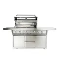 Santos Gasgrill SANTOS P-618 Gasgrill, 6 Hauptbrennern, Heckbrenner, Seitenbrenner, 2 Edelstahlrosten, Grillplatte aus Gusseisen, Seitenbrenner 37x30cm