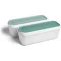 SPRINGLANE 2er-Set Eisbehälter für Speiseeis 1 L, Aufbewahrungsbehälter, Gefrierdosen, Eis-Container BPA-frei in Lebensmittelqualität - Türkis