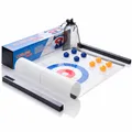 Curling Eisstockschießen Tischspiel Brettspiel Familienspiel Eis Bowling Kinder