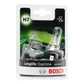 Bosch H7 Longlife Daytime Halogen-Glühlampe für Auto-Scheinwerfer, 12 V 55 W, mit langer Lebensdauer - Lampensockel Typ PX26d - 2er-Pack Ersatz-Scheinwerferlampen