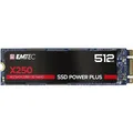 Emtec Festplatten-SSD X250 512 GB M.2 2280 SATA III (ECSSD512GX250) (512 GB, M.2 2280) (ECSSD512GX250)