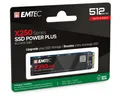 EMTEC Power Plus X250 M2 SSD 512 GB SATA III 520 MB/s Lesen (ECSSD512GX250)