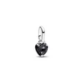 Pandora Kettenanhänger ME Mini Charm Black Heart 793042C01 Silber