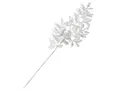 BOLTZE Dekozweig Blatt Silber 80cm (1 Stück)