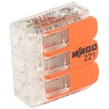 Wago 221-413 COMPACT Verbindungsklemme 3 x 4 mm2