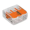 25x Wago 221-413 COMPACT Verbindungsklemme - mit Betätigungshebel - 3-fach - Hebelklemme - Dosenklemme