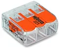 UNIVERSAL-SCHNELLVERBINDER 3x0,2-4mm2 TRANSPARENT/ORANGE /G1DE