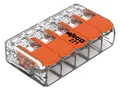 5x WAGO Klemme 221-415, 4qmm mit Hebel Verbindungsklemme Hebelklemme Dosenklemme