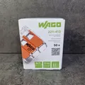 50 Stück WAGO 3 fach Verbindungsklemme 221-413 Klemmen 221 Serie Hebelklemme