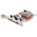 StarTech.com USB-C PCIe Karte mit 4 Ports - 10 Gbit/s USB PCI Express Erweiterungskarte mit 2 Controllern - 2x USB-C & 2