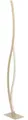 EGLO Stehlampe GRISOLIA Stehlampe - Stahl - LED - 20W - IP20, Ein-/Ausschalter, LED fest integriert, Neutralweiß, Standleuchte, Leselampe, Wohzimmer, Schlafzimmer, H129 cm