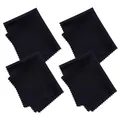 4 Stück Mikrofaser Reinigungstuch,Brillenputztuch Microfaser,Microfiber Cleaning Cloth,Brillentuch,Microfasertuch Brillenputztuch für Kamera,Objektiv,Brillen,Bildschirme,Tablet-15 x 18cm