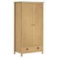 Kleiderschrank Mit 2 Türen Hill Range 89x50x170cm Kiefer Massiv