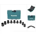 Set Mit 9 Steckschlüsseln 1/2' Makita B-66232