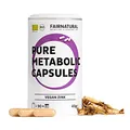 Fairnatural BIO Zink Kapseln Vegan mit hoher Bioverfügbarkeit [Regional aus Deutschland] aus Guavenblättern | Rein pflanzlich, natürlich & konzentriert | 90 Kapseln