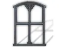 Aubaho Dekoobjekt Stallfenster Fenster Klappe Scheunenfenster Eisenfenster grau 47cm Ant