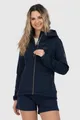 Alife & Kickin Hybridjacke SoleneAKA mit Kapuze und gestepptem Body