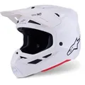 Alpinestars S-M7 Motocross Helm, weiss, Größe XL für Männer