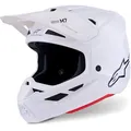 Alpinestars S-M7 Solid, Motocrosshelm - Weiß - XL