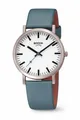 BOCCIA Titanium 3651-24 Unisex-Quarz-Uhr im Bahnhof-Design Taubenblau Ø35,6mm