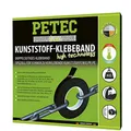 Petec Doppelseitiges Kunststoff-Klebeband schwarz 10m 87210