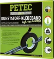 PETEC 87210 KUNSTSTOFFKLEBEBAND Doppelseitig Kunststoff Glas Stein Holz Gummi