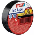 tesa 5x Elektro Isolierband, hitzebeständiges Klebeband zum Isolieren, Reparieren & Bündeln, Fünferpack (15 mm) (56192-00502-23)