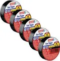 Isolierband -Set Iso Tape 15 mm x 10 m 5 Rollen Schwarz (56192-00502-23)