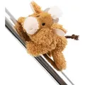 NICI MagNICI Hochlandrind McMooray 12cm braun - Kuscheltier mit Magnet – Magnettier für Kühlschrank, Tafel, Metall & vieles mehr - Braun