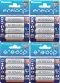 16X Panasonic Eneloop AA Akkus 1,2V 1900mAh HR06 wiederaufladbar in OVP