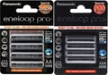 Panasonic 4X Eneloop PRO AA + 4X Eneloop PRO AAA HR06/HR03 8X in OVP