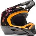 FOX V1 Kairos Motocross Helm, schwarz-orange, Größe XL für Männer