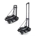 Transportkarre Klappbar 45kg mit Teleskopstange 2 Expanderseile - Leichtgängi...