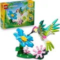 LEGO Creator 3-in-1-Set Wilde Tiere: Bunter Kolibri - Tier Modellbau & Konstruktionsspielzeug - Bauset mit 3 Bauoptionen: Kolibri, Schmetterling od... - Bronze