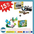 LEGO Creator 3in1 Colourful Hummingbird 31384 + Retro Kamera 31147 Set