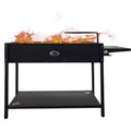 Grillpeter Mangal Batyr XL Schaschlikgrill 100cm mit Ablage und Topfhalter