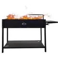 Mangal Batyr XL Schaschlikgrill 100cm mit Ablage und Topfhalter