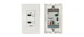 Kramer 2:1 4K HDR HDMI Wall-Plate Automatik-Umschalter US-Decora Version