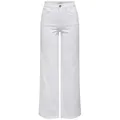 ONLY Bequeme Jeans ONLMADISON BLUSH HW WIDE DNM CRO NO weiß S/"34