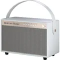 INNE Akai M5-Thunder Weisser Tragbarer Bluetooth-Lautsprecher Im Retro-Stil (12 h) (M5THUNDERWH)