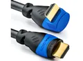 deleyCON deleyCON 1m HDMI 90° Grad Winkel Kabel - HDMI 2.0/1.4a kompatibel mit HDMI-Kabel