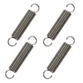GUNGY Zugfedern mit Haken Edelstahl Spannfeder Zugfeder 50mm Außendurchmesser 10mm Drahtdurchmesser 1,2mm Maximale Zugkraft 3,2KG 1,2x10x50mm 4 Stück