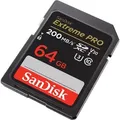 SanDisk Extreme PRO® SDXCTM-UHS-I-Speicherkarte 64 GB, 200 MB/s, 90 MB/s