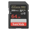 Sandisk Extreme Pro Speicherkarte (64 GB, 200 MB/s Lesegeschwindigkeit, für Spiegelreflexkameras und Camcorder)