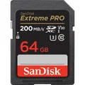 SanDisk Extreme PRO 64 GB SDXC, Speicherkarte, schwarz