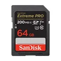 SanDisk Extreme PRO SDXC UHS-I Speicherkarte 64 GB (V30, Übertragungsgeschwindig