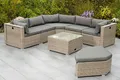MERXX Gartenlounge-Set Rivello, (23-tlg), inkl. Auflagen, Aufstellmaß BxTxH: 225x225x63 cm