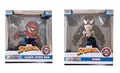 Jada Toys Metalfigs Spider-Man + Venom 4" Die-Cast Figur 100% Metal 2er Set
