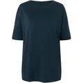 Super.Natural Damen Oversized Bio T-Shirt (Größe XS, blau)