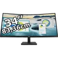 HP Monitor P34hc G4, Curved, 21Y56AA, 34 Zoll, UWQHD 3440 x 1440 Pixel, 5 ms, 60 Hz
